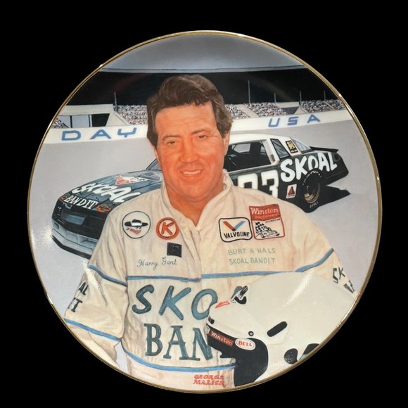 Vintage Nascar Collector Plate "Handsome Harry" Gant - Picture 1 of 2